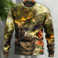 Viking Warrior Lightning Sweater For Weekend Adventures Outdoor Events And Thoughtful Gifts