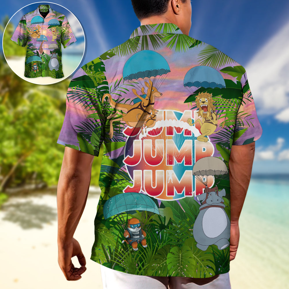 Parasailing Vacation Sport Hawaiian Shirt Pattern Detail For Thoughtful Gifting