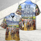 Horseback Riding Horse Hawaiian Shirt Creative Print View For Beach Days