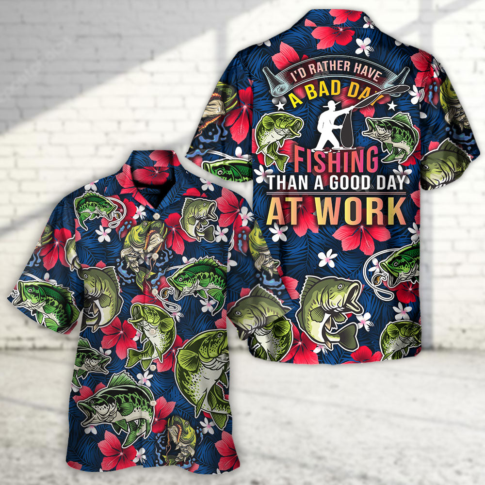 Fishing Outdoor Passion Hawaiian Shirt Design View For Weekend Trips