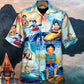 Funny Kayaking Weekend Humor Hawaiian Shirt Resort Outfit View For Summer Travel