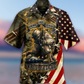 Dark Veteran Honoring Heros Hawaiian Shirt For Beach Parties And Weekend Getaways