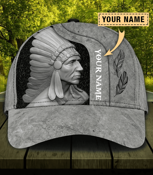 Personalized Native American Chief Classic Cap For Casual Gatherings Travel And Thoughtful Gift Giving