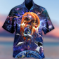Galaxy Skull Hawaiian Shirt With All Over Print For Island Trips Summer Gatherings And Comfortable Daily Wear