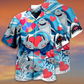 Shark Couple Hawaiian Shirt For Beach Parties And Weekend Getaways