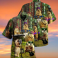 Ferret Hawaiian Shirt With Detailed Graphic For Island Vacation Beach Days And Thoughtful Gifting
