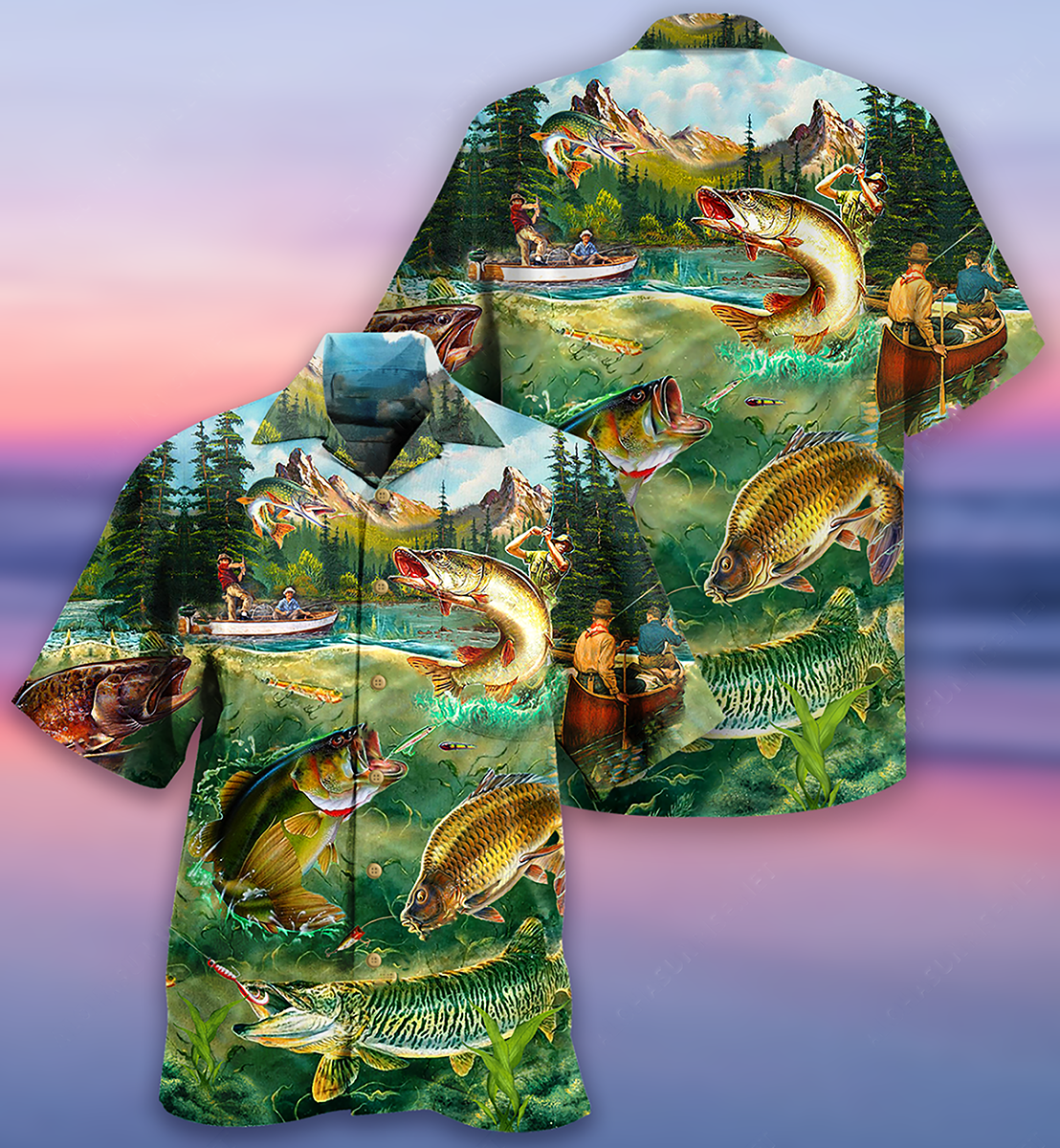 Fishing Special Beautiful Hawaiian Shirt For Summer Vacation And Beach Travel