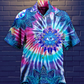 Yoga Eyes Mandala Hawaiian Shirt For Coastal Adventures And Warm Weather Wear