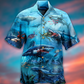 Shark Assassin Hawaiian Shirt For Warm Weather Adventures And Everyday Comfort