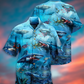 Shark Assassin Hawaiian Shirt Artwork View For Coastal Escapes And Resort Style