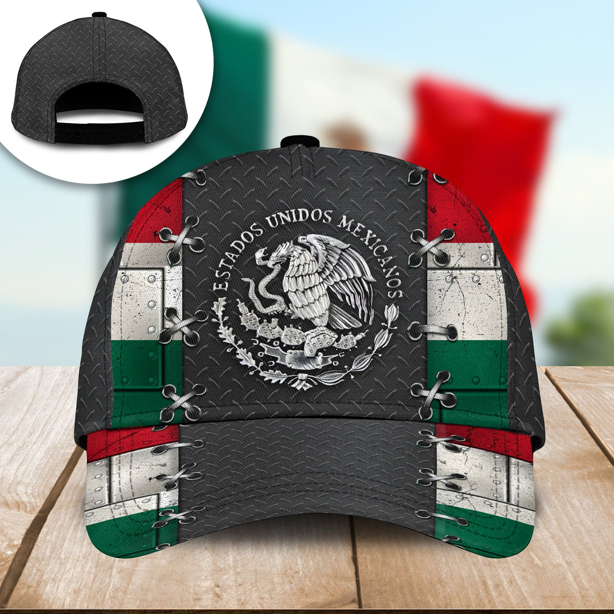 Mexico 3D Printed Design Classic Cap For Casual Outfits Vacations And Everyday Styling