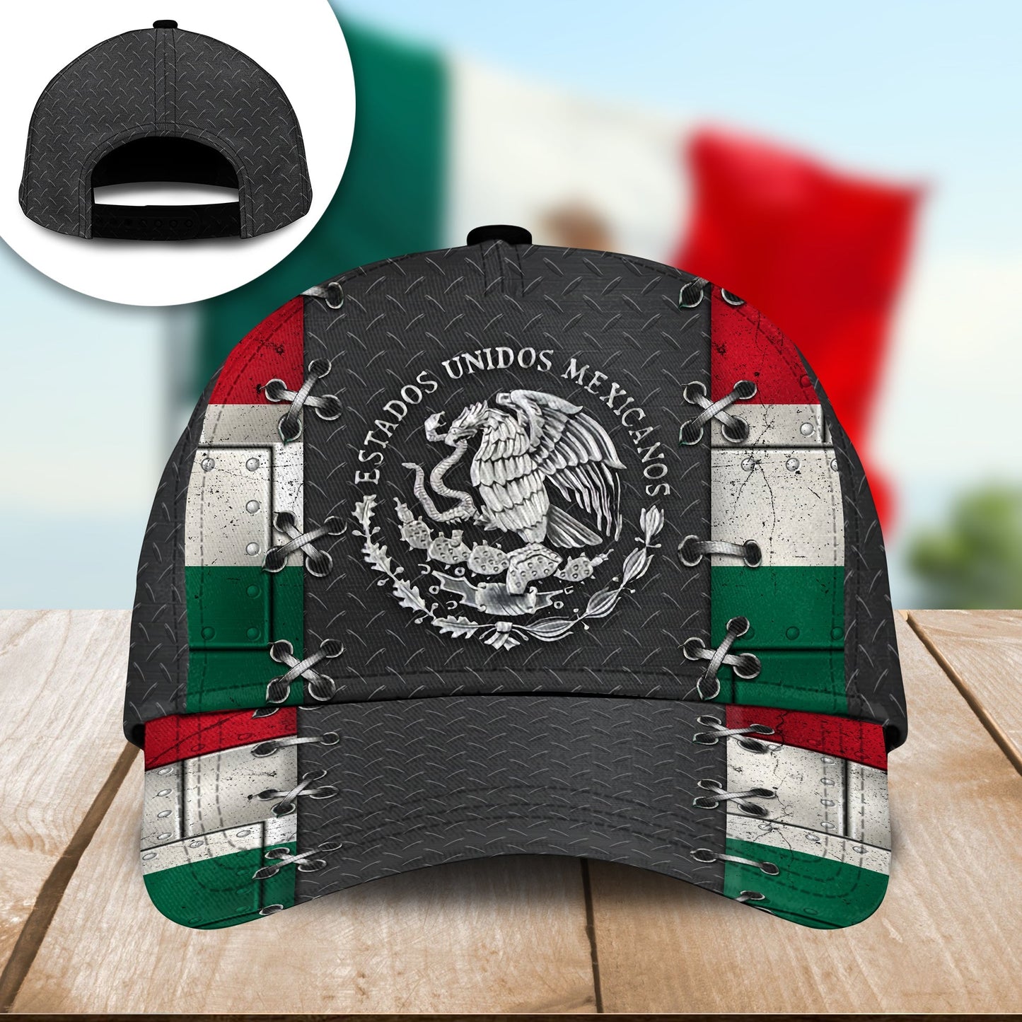 Mexico 3D Printed Design Classic Cap For Casual Outfits Vacations And Everyday Styling