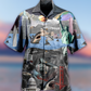 Shark American Hollywood Hawaiian Shirt For Poolside Relaxation And Sunny Getaways