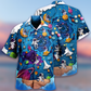 Spaceship Galaxy Hawaiian Shirt For Summer Vacation And Beach Travel