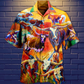 Artistic Bison Hawaiian Shirt With All Over Print For Resort Getaways Summer Adventures And Casual Gifting