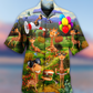 Happy Giraffe Smiling Hawaiian Shirt For Summer Vacation And Beach Travel