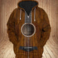 Vintage Happy Guitar Makes Hoodie For Musicians Outdoor Activities And Creative Gift Ideas