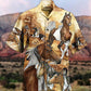 Bohemian Vintage Horses Run Away Hawaiian Shirt For Vacation Days And Relaxed Coastal Outings