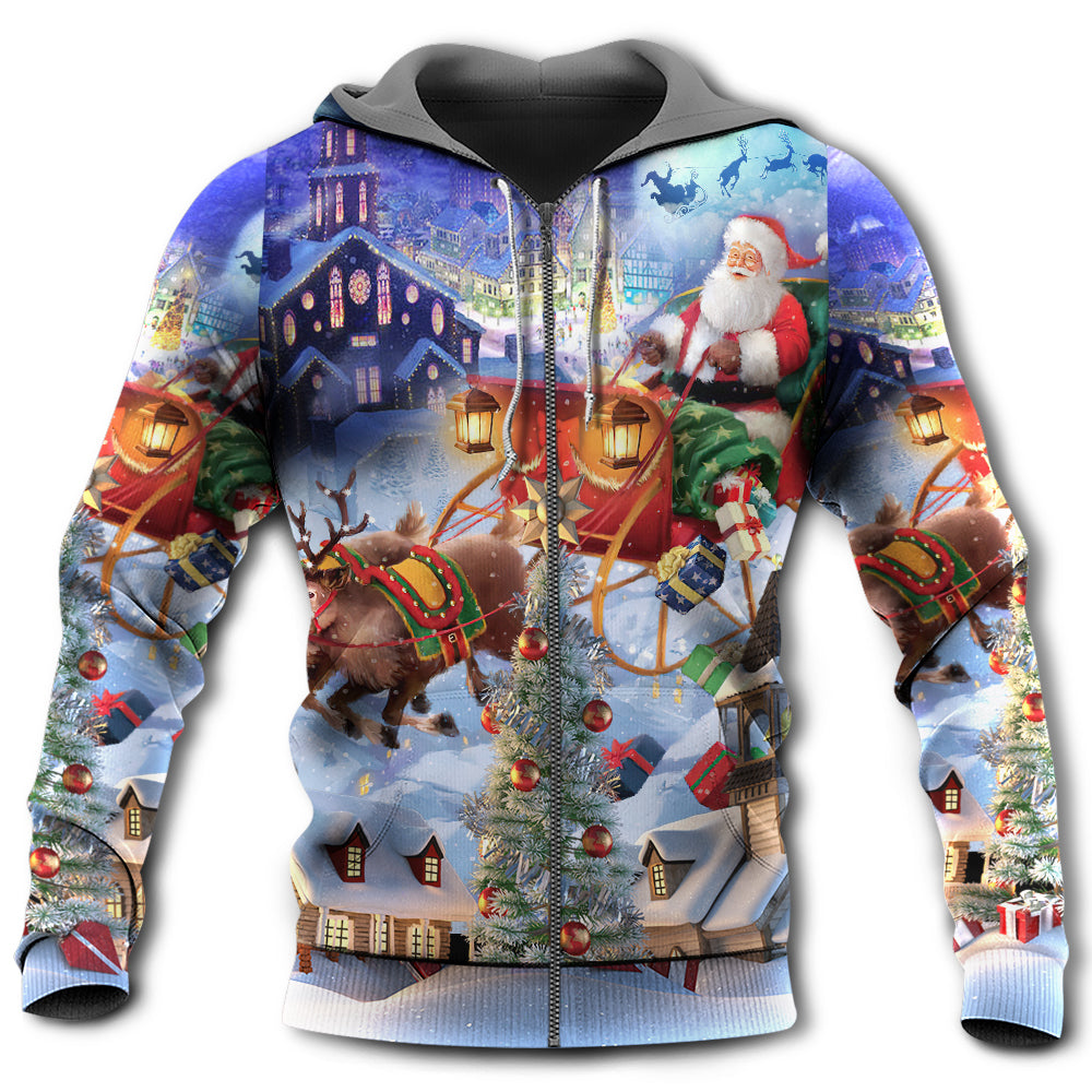 Christmas Reindeer Gift Glow Hoodie For Holiday Parties Weekend Outings And Cheerful Gift Giving