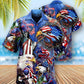 American Heat Beats True Country Patriotism Hawaiian Shirt Pattern View For Lightweight Everyday Style