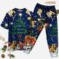 Nativity Christmas Celebration Short Sleeve Pajamas Set For Holiday Bedtime And Cozy Home Wear