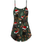Christmas Is Better With Dog Companion V-Neck Sleeveless Cami Dress For Vacations And Casual Warm Weather Wear