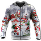 Christmas Santa Snowman Family Town Hoodie For Holiday Vacations Winter Events And Everyday Comfort