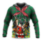 Green Christmas Cowboy Santa Hoodie For Holiday Gatherings Winter Travel And Seasonal Gifting