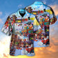 Christmas Holiday Santa Train Hawaiian Shirt Graphic Artwork Detail For Thoughtful Gifting