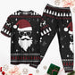 Rooftop Santa Gift Delivery Short Sleeve Pajamas Set For Holiday Travel And Comfortable Home Wear
