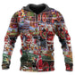 Santa Snow Village Spirit Giving Hoodie For Holiday Parties Weekend Outings And Cheerful Gift Giving