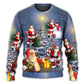 Christmas Santa Holiday Lights Xmas Tree Sweater For Holiday Parties Family Gatherings And Seasonal Gift Giving