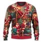 Christmas Santa Story Chilling Happy Xmas Sweater For Festive Family Events Casual Wear And Holiday Gift Giving