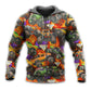 Monster Truck Packed Power Hoodie For Automotive Enthusiasts Road Trips And Casual Everyday Wear