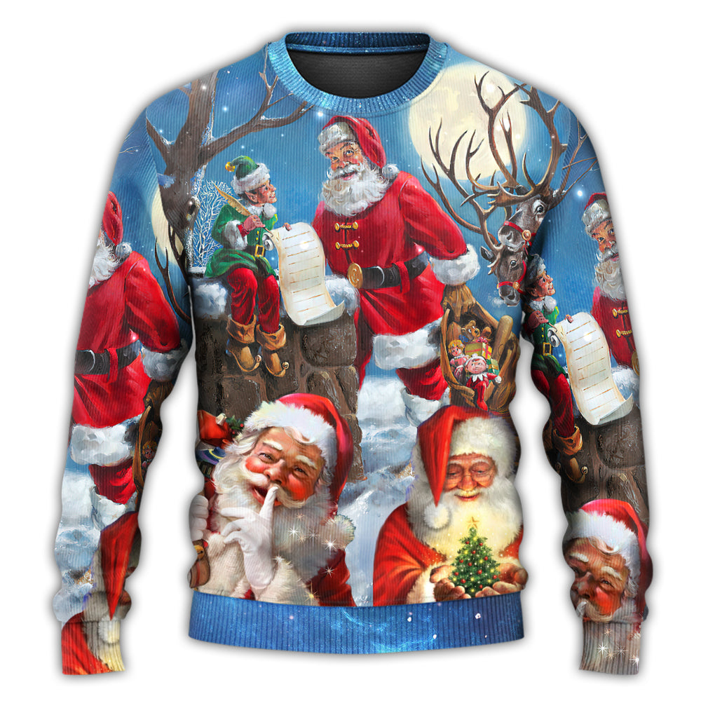 Christmas Funny Santa Elf Xmas Is Coming Sweater For Seasonal Parties Cozy Gatherings And Thoughtful Holiday Gifts