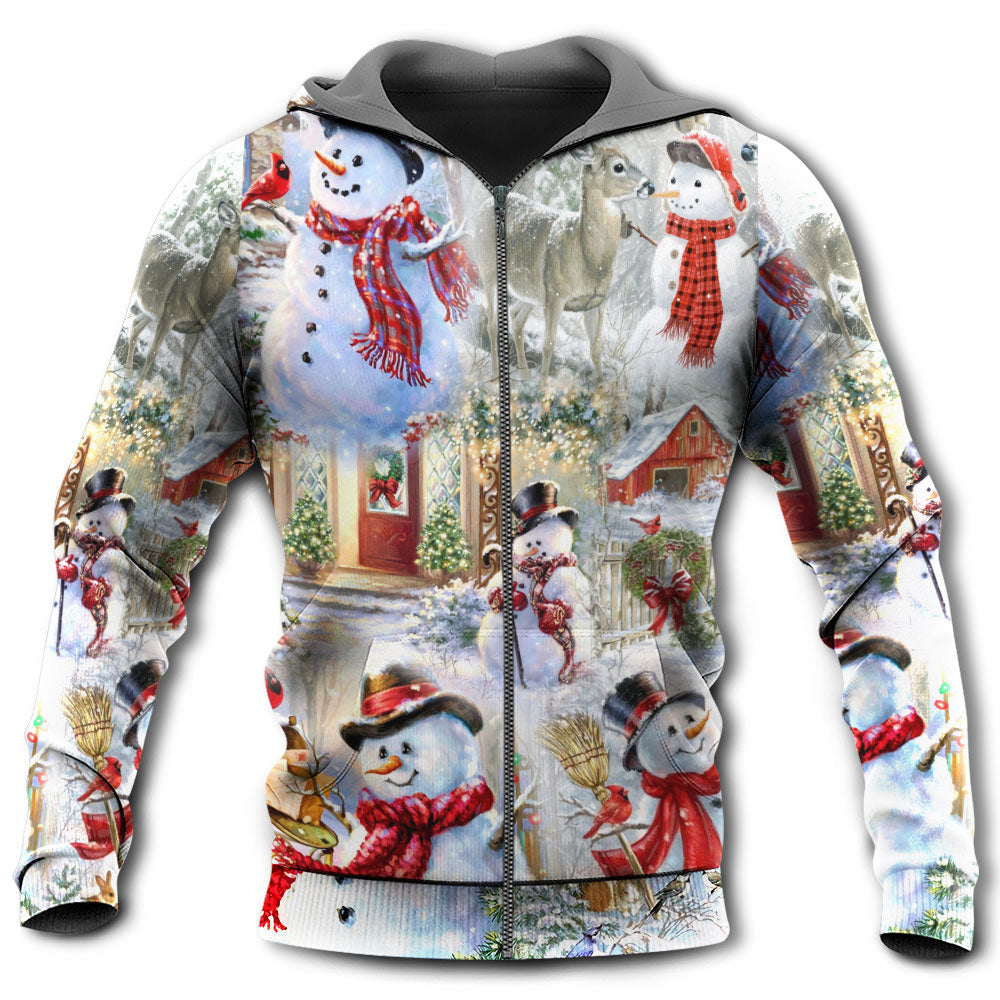 Christmas Snowman Hoodie For Holiday Gatherings Winter Travel And Seasonal Gifting