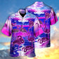 Flamingo Flock Pigeons Hawaiian Shirt Design View For Casual Summer Styling