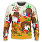 Christmas Santa Drunk Beer Funny Happy Holiday Sweater For Festive Parties Family Photos And Comfortable Seasonal Wear