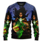 Halloween Witch Ghost Dark Forest Sweater For Art Lovers Holidays Parties And Comfortable Wear