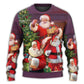 Christmas Funny Santa Gift Happy Sweater For Winter Celebrations Family Events And Thoughtful Gifting