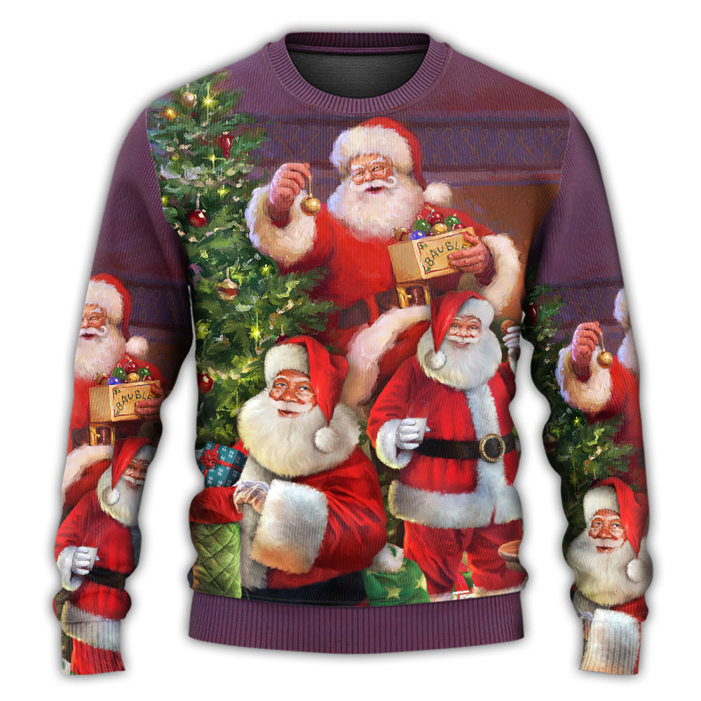 Christmas Funny Santa Gift Happy Sweater For Winter Celebrations Family Events And Thoughtful Gifting
