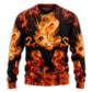 Dragon Fireball Fantasy Madness Sweater For Playful Everyday Outfits Travel And Comfortable Daily Wear