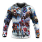 Christmas Cowboy Santa Family Love Hoodie For Christmas Gatherings Outdoor Trips And Relaxed Seasonal Style