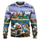 Horse Racing Sweater For Animal Lovers Casual Wear Holidays And Thoughtful Gifting