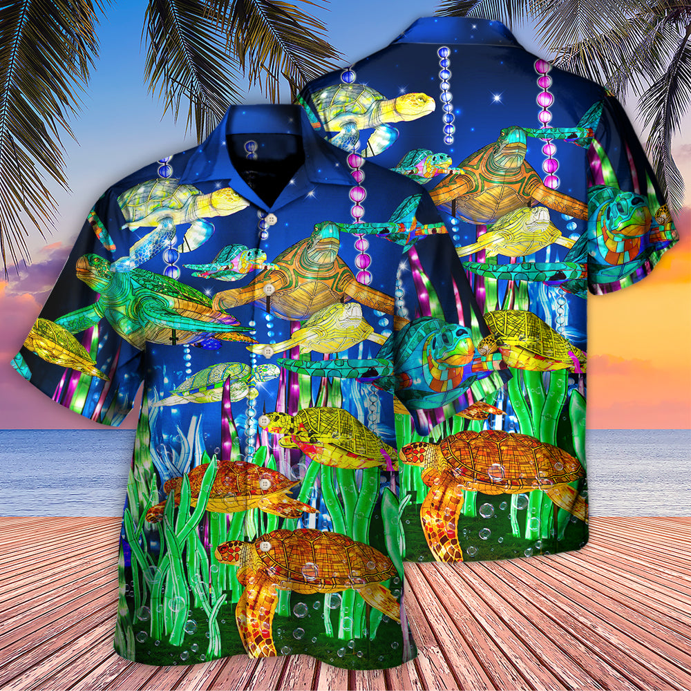 Turtle Ocean Hawaiian Shirt For Summer Events And Casual Outdoor Wear