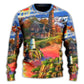 Lighthouse Christmas In Storm And Darkness Sweater For Winter Parties Seasonal Adventures And Relaxed Everyday Styling