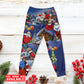 Flying Santa Christmas Long Sleeve Pajamas Set For Holiday Travel And Comfortable Home Wear
