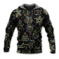 Neon Christmas Starry Night Hoodie For Festive Days Casual Adventures And Thoughtful Seasonal Gifting