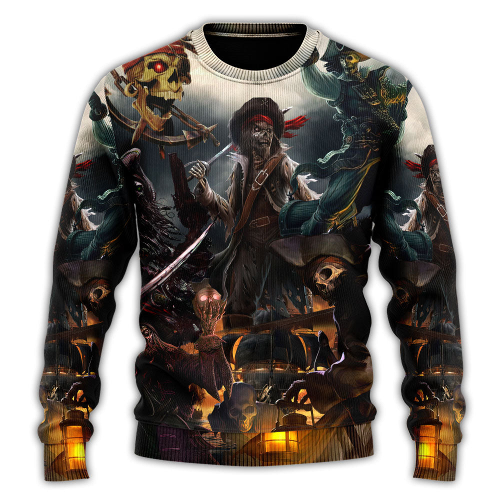 Skull Fantasy Ghost Pirate Sweater For Casual Wear Parties And Thoughtful Gifting