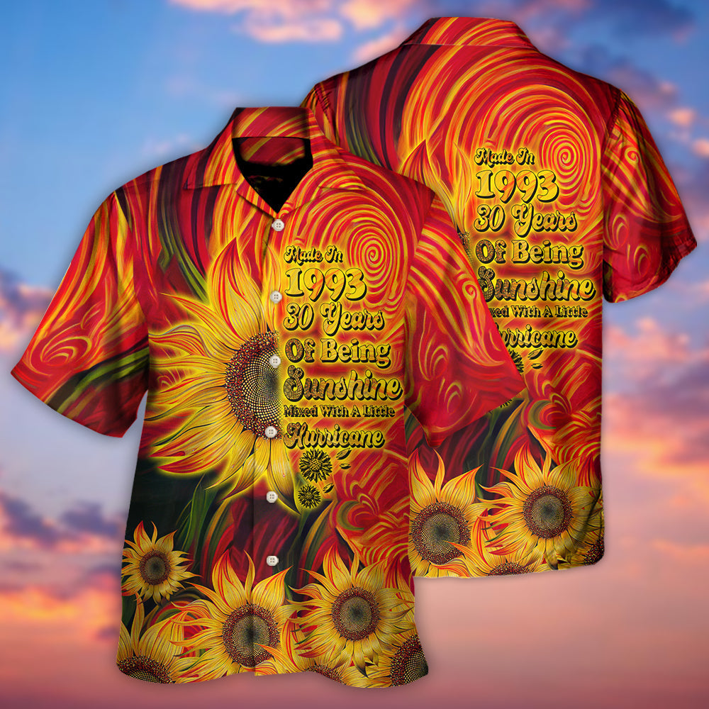 Sunshine Birthday Celebration Hawaiian Shirt For Resort Getaways And Comfortable Summer Activities
